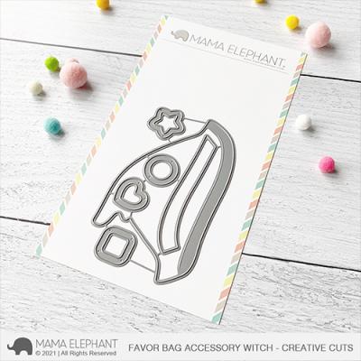 Mama Elephant Creative Cuts - Favor Bag Accessory - Witch